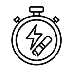 Stopwatch with lightning — Intensive package